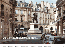 Tablet Screenshot of jonathanblumhofer.com